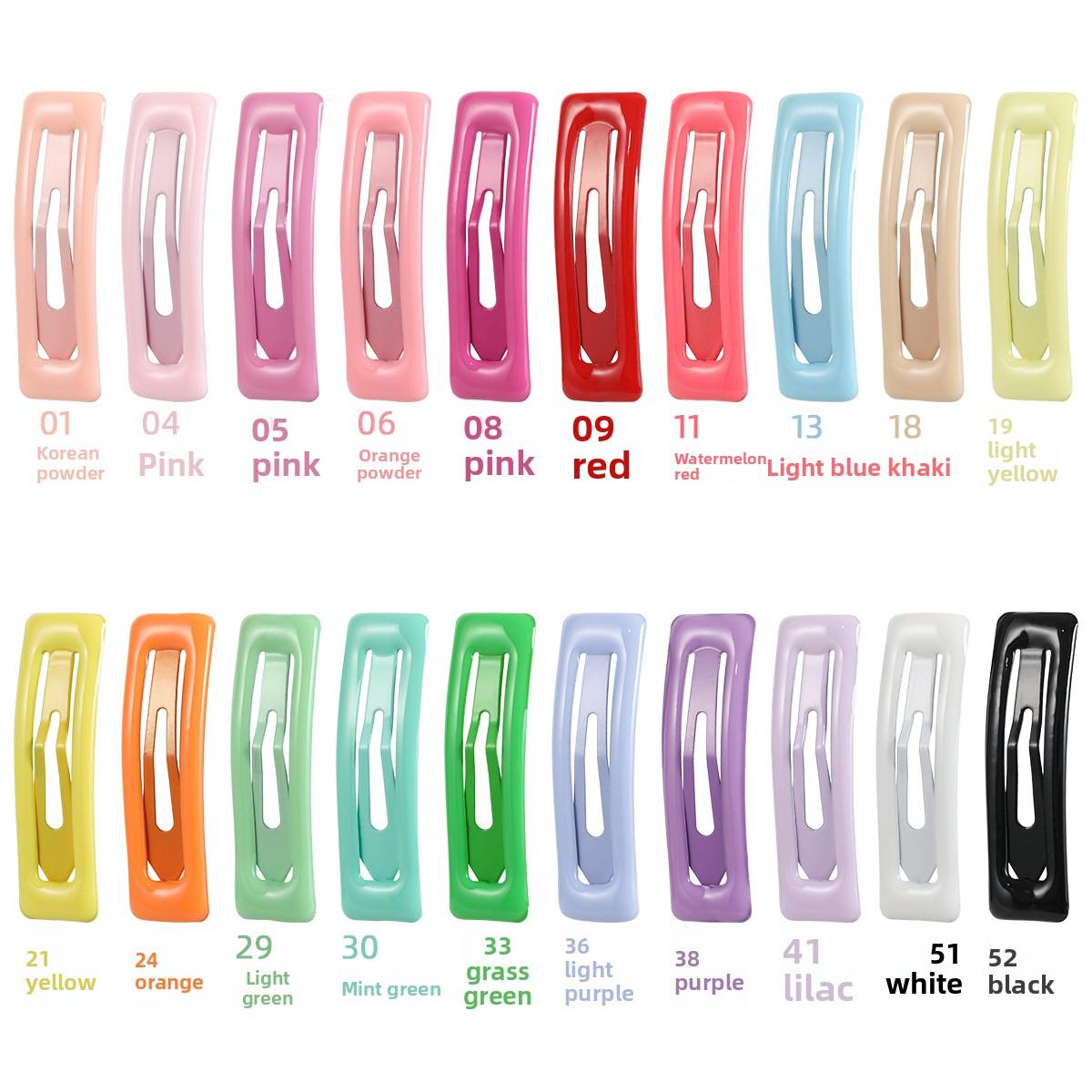 

Children s Hair Clips Oil Drip ClipsHomemade Bye Clips Macaron Multi-color Hair Clips