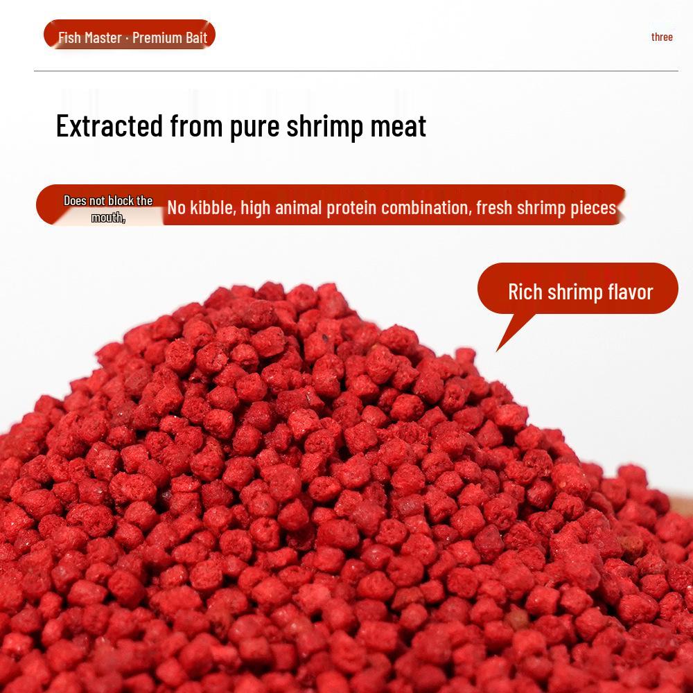 Mochi Shrimp Meat Bean Slow-Sinking Bait Pellets for Carp and Crucian Carp