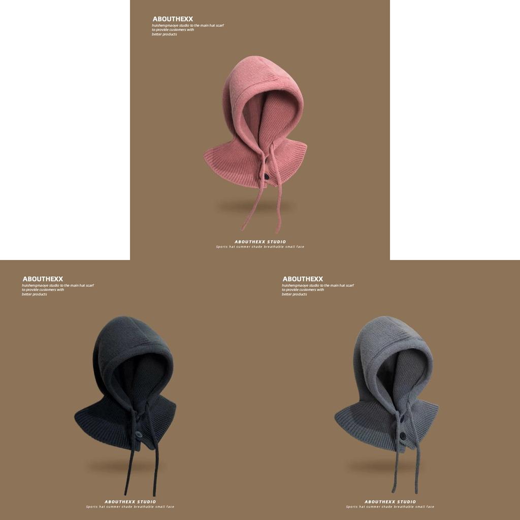 Winter Knit Hat With Ear Warmer And Scarf For Men And Women