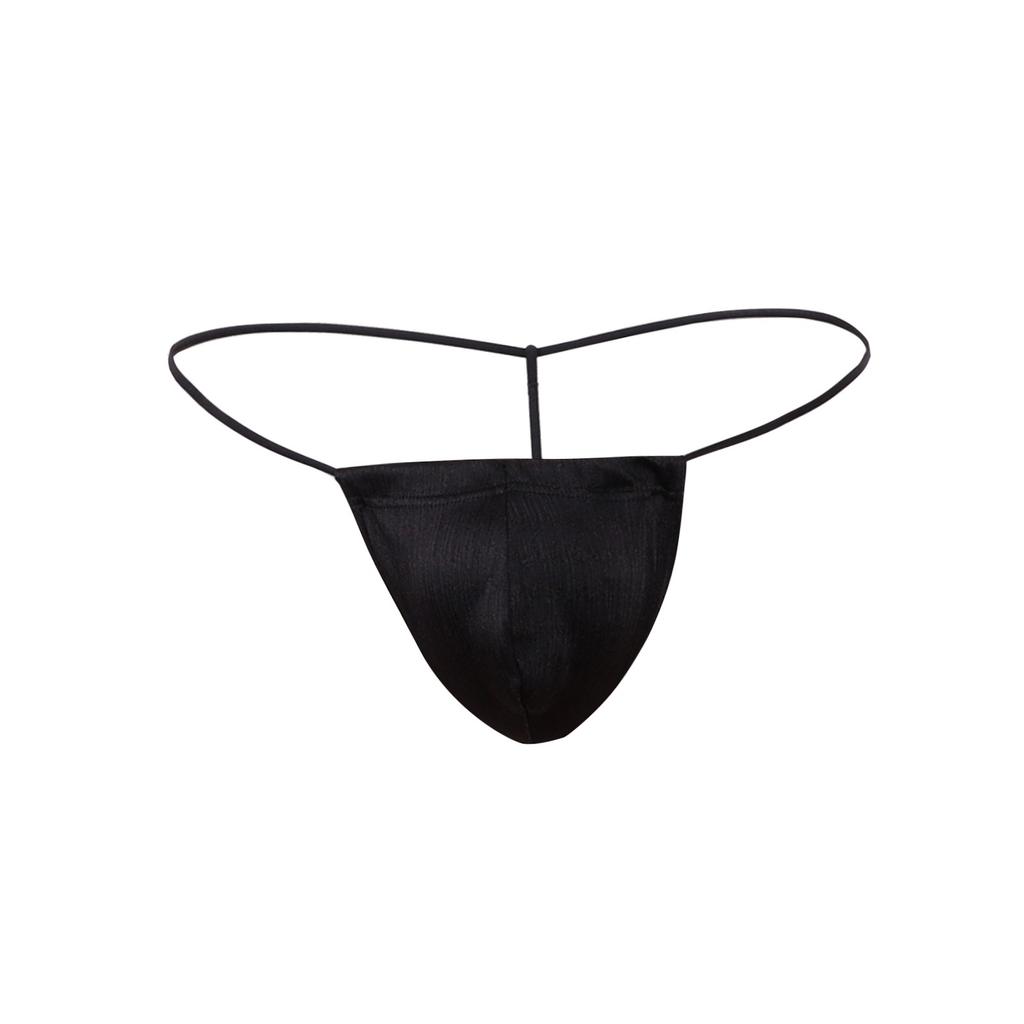 Men Micro G String Minimalist Underwear Soft Stretch Fabric Ultra Thin Low Rise Briefs Lightweight Design Comfortable Fit