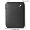 Zipper Document Passport Clip Large Capacity Travel Wallet Ticket Storage Bag Passport Clip