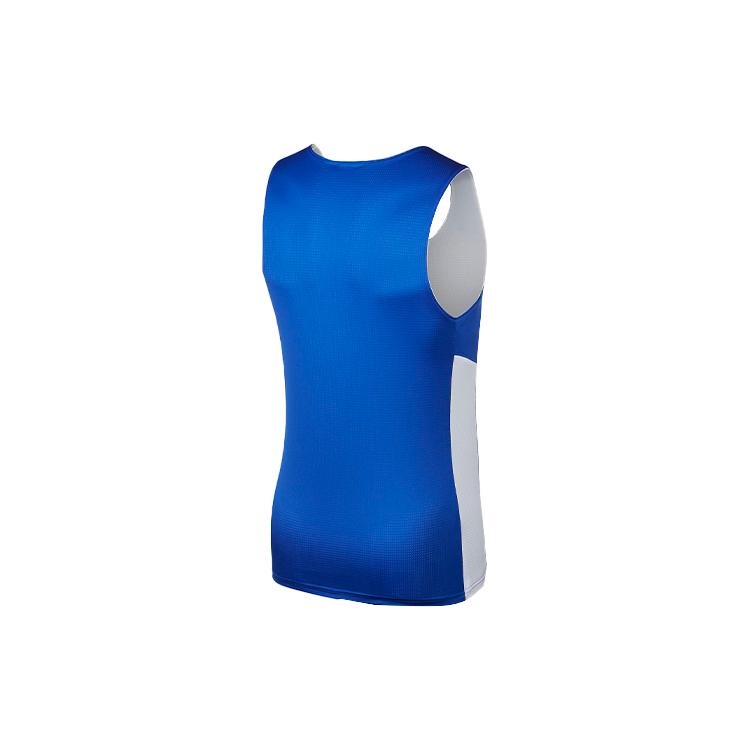Nike Maillots de Basketball Homme Bleu Coupe Droite Modérée 867767-494