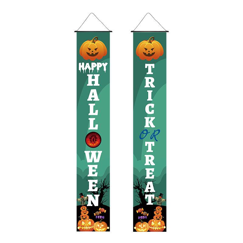 2026 Halloween Porch Banner: 30x180cm Festival Decoration