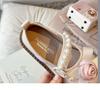 Girls' Round-Toe Floral Leather Shoes, 2026 Spring/Autumn Collection, Versatile Korean Style, Fashionable Princess Shoes for Little Girls