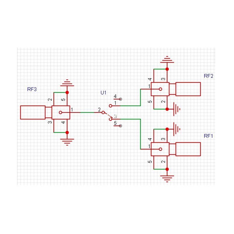 High Frequency 10W Manual RF Antenna Switch