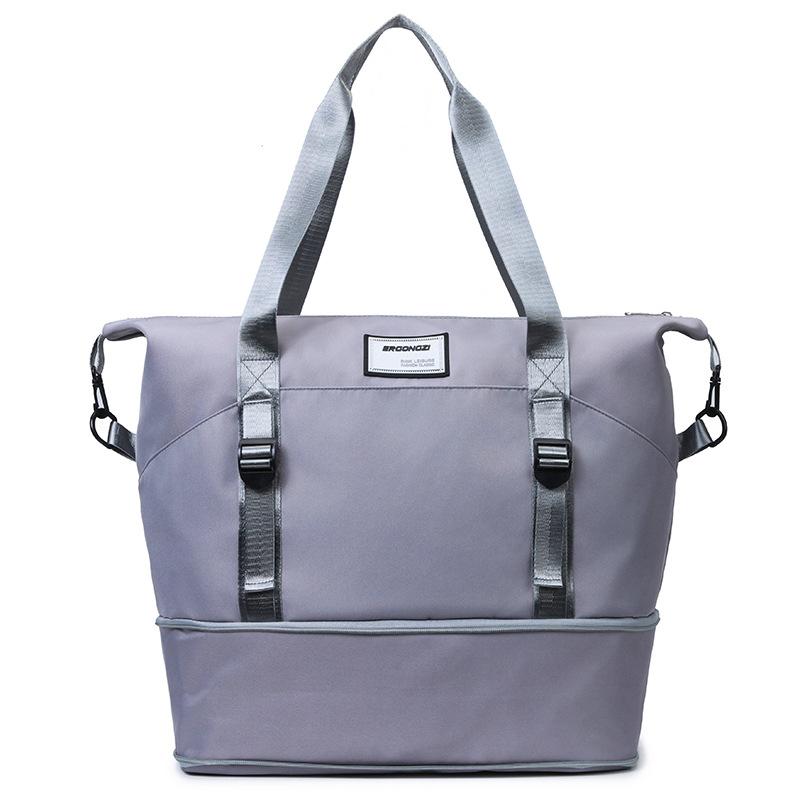 

Расширенная Большая Вместимость для Уличной Портативной Дорожной Сумки Разделение Сухого и Мокрого Можно Поместить Коврик для Йоги Сумку для Йоги Можно Поместить в Тележку