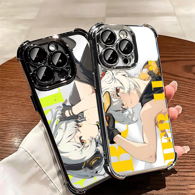 Zenless Zone Zero ZZZ Desgin Soft Phone Case For iPhone 15 16 17 Air 14 Pro Max 16E Plus 13 12 Mini Plating Anti-Fall Fundas