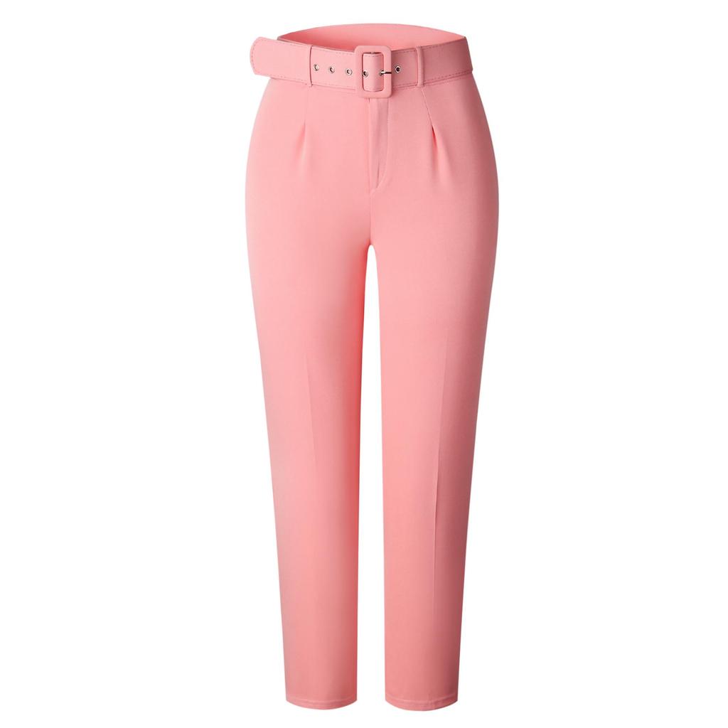 Women's High Waist Slimming Suit Pants - European & American Fashion for Spring/Summer and Autumn