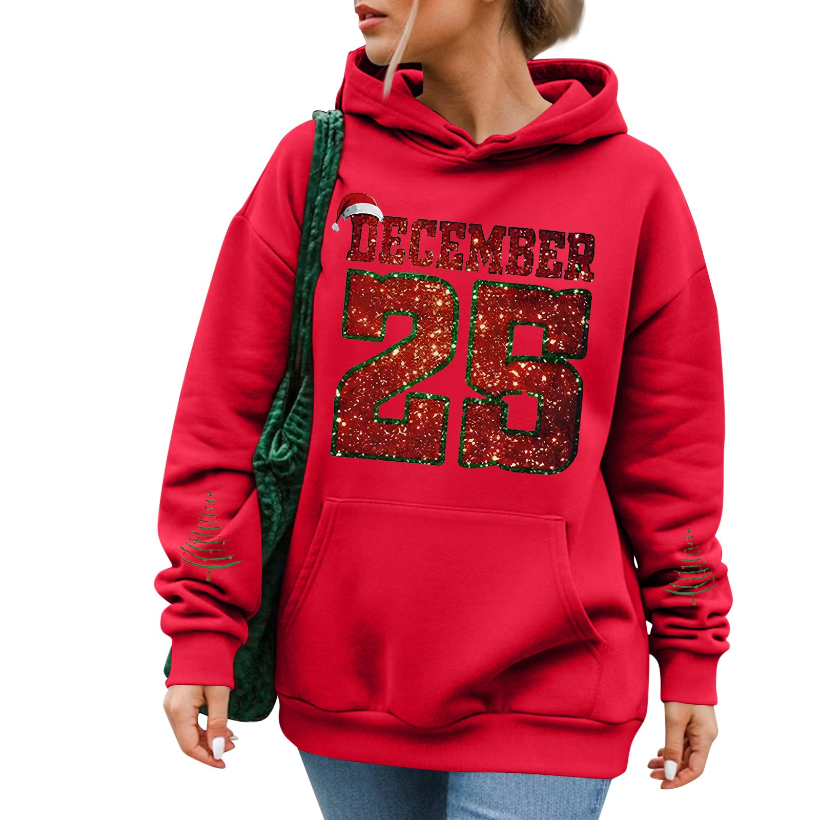 

Женская модная повседневная толстовка с длинным рукавом, принтом и круглым вырезом S