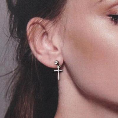 ARTRIA Surgical Steel Cross Piercing ATPPCSC0029WHF
