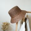 Head-wear  Summer Hat  Pearl Straw Hat Lady Hat Straw Bucket Hat Blonde Coffee  Beach Hat  Harder Straw Hat