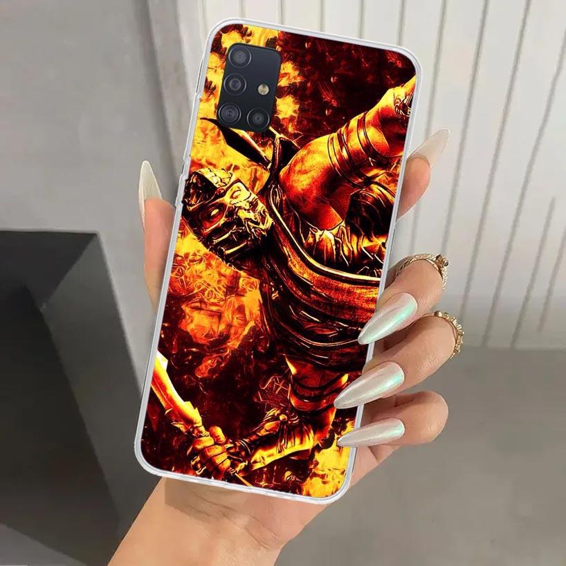 Mortal Kombat Phone Case for Samsung Galaxy A52 A32 A22 A12 A02S A50S A30S A10S Note 20 Ultra 10 Plus S10 A31 A20 A71 A72 Galaxy