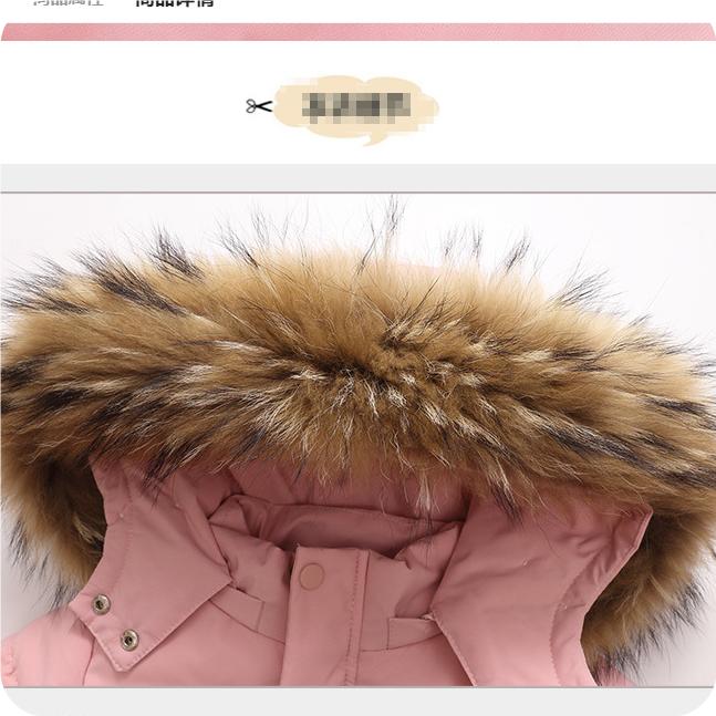 Children's Down Jacket Suit 1-6 Years Old Thickened Ski Suit Two-piece Suit