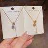Exquisite Niche Fashion Light Luxury Ice Flower Rose Tassel Necklace