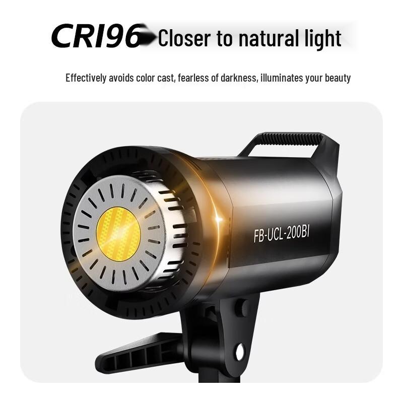 FB 200W Bi-Color COB LED Video Light Kit