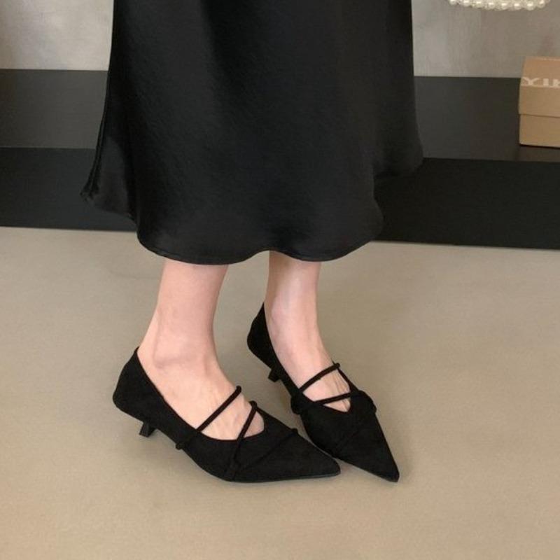 

Женская обувь Элегантные дизайнерские лоферы 2025 Мода Осень Платье для вечеринки Обувь Новый бренд Комфорт Mujer De Zapatillas 34 чёрный