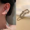 New Fashion Double Chain Pendientes Tassel Earrings Ear Clip for Women Girl Long Cuff Earring No Pierced Bohemia Gift Trend