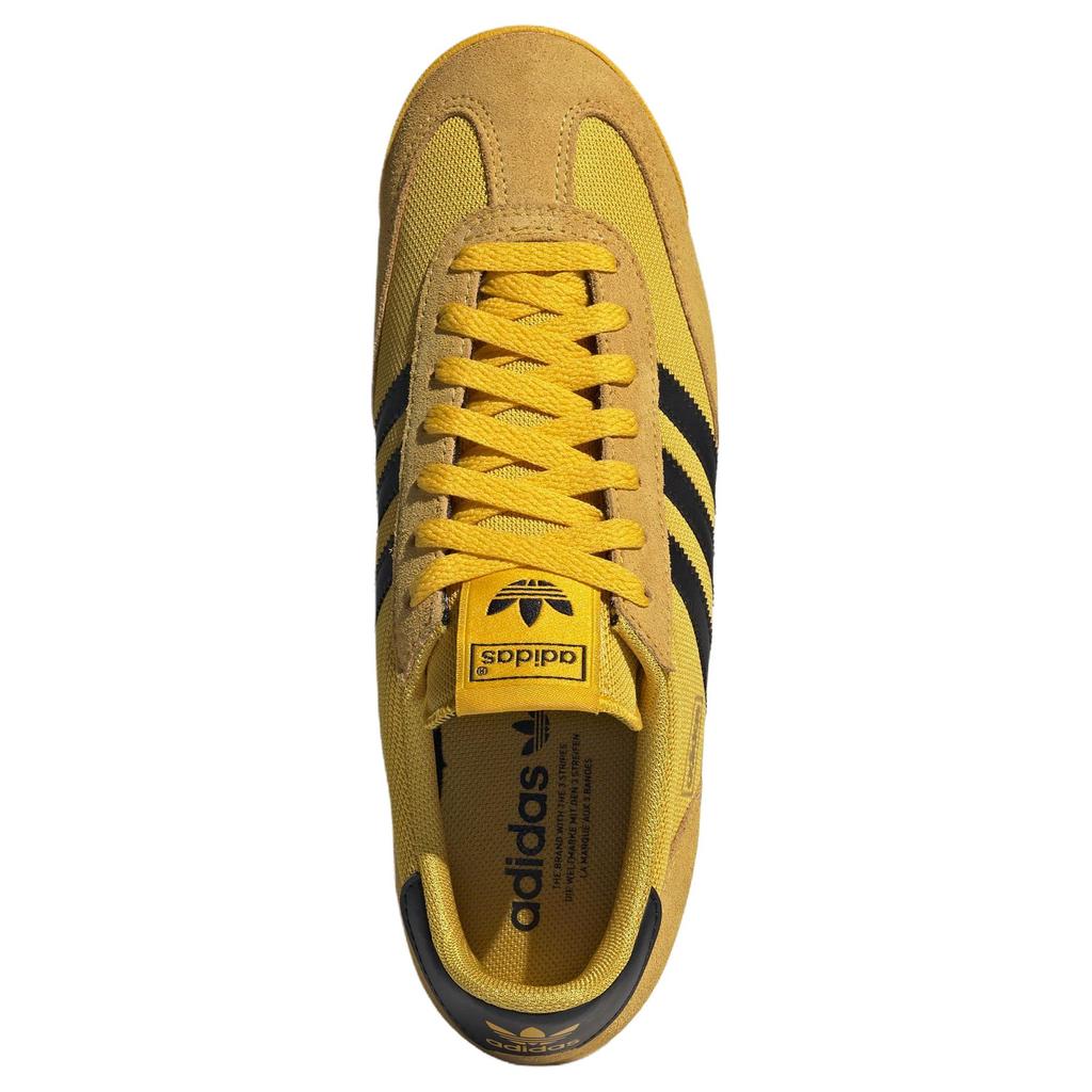 Adidas Originals R71 Leather Soft Comfortable Slip Resistant Durable Low Top Lifestyle Casual Shoes Men Sneakers Yellow JQ2577