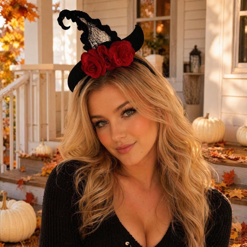 Pumpkin Halloween Party Hair Hoop Witch Ghost Festival Headpiece Carnival Events