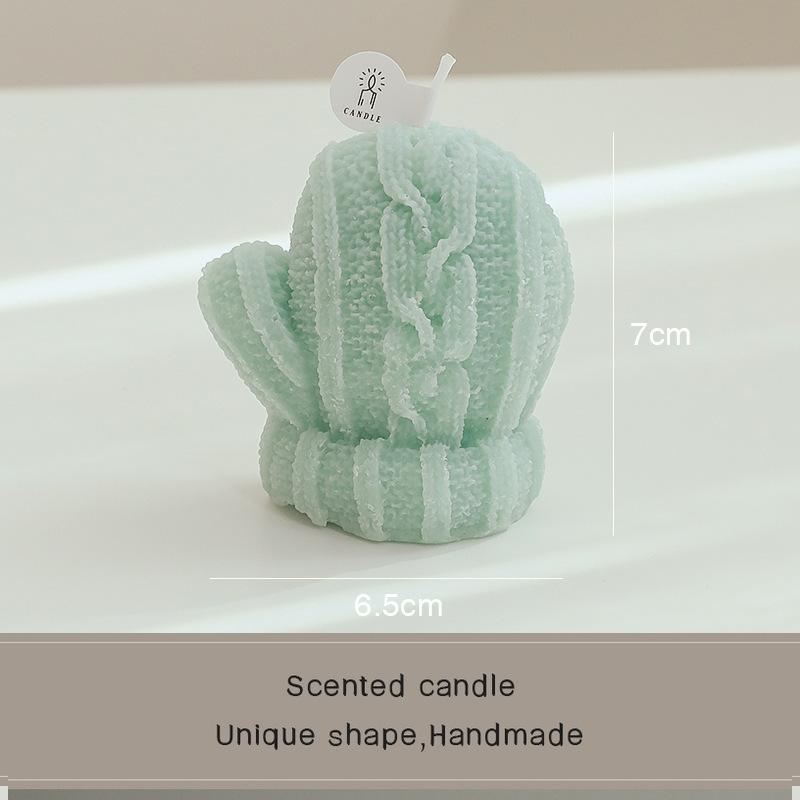 Рождественские ароматизированные свечи атмосфера подарок Рождественский сувенир ручной работы ароматические перчатки воск для моделирования 4