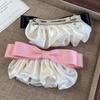 Korean Retro Satin Pleated Hairpin Spring Clip Women Hair Clip Barrettes Headwear Hairgrips Hair Accessories Hair Styling Tool