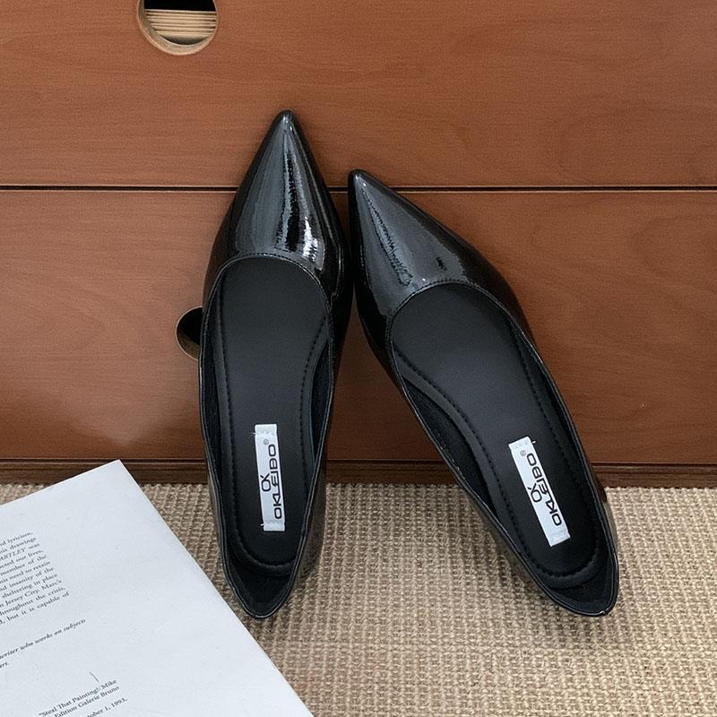 

Мода Мода Остроносые Элегантные Женские Балетки Обувь Слипоны С Увеличением Роста Обувь Женская Неглубокая Женские Балетки 39 чёрный