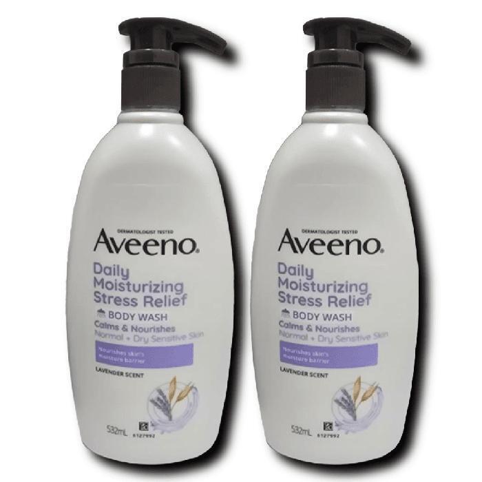 Aveeno Daily Moisturizing Stress Relief Body Wash 532ml x 2 (41940526) 2 x 532ml