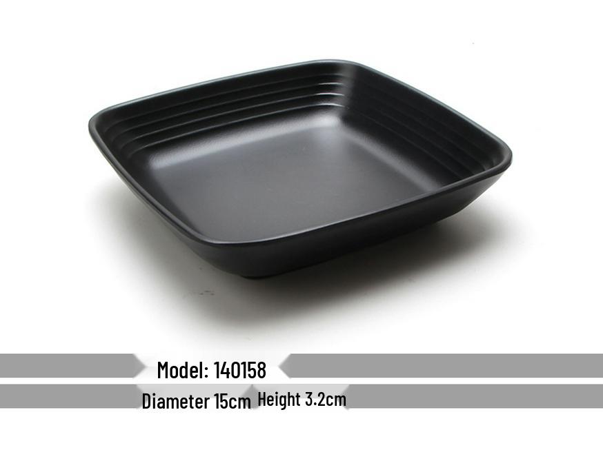 Melamine Plate: Imitation Porcelain Dinner & Snack Plate for Restaurants & Bars