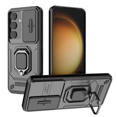 Funda Protectora para Samsung Galaxy S25 S24 Plus Ultra Resistente a Golpes Anti-Arañazos con Soporte de Anillo Funda para Teléfono