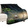 Hollow Knight Bench Rest Throw Blanket Stain Resistant Cozy Warm Blanket