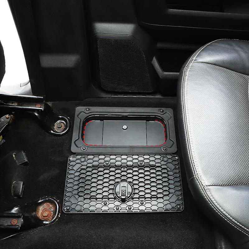 Rear Seat Storage Compartment Safety Box With Key Lock For Dodge RAM 2009-2018 Interior Stowing Tidying Accessories