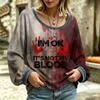 Women's Casual Long Sleeve Neck Top for Everyday Wear