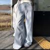 High Waist Straight Jeans Women Loose Casual Denim Trousers Daily Street Pants