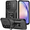 Per Samsung Galaxy A55 5G Custodia TPU+PC Protezione Obiettivo Fotocamera Cavalletto Copertura Telefono