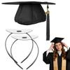 2/4Pcs Graduation Cap Headband, Anti-fall Firm Hair Band for Graduation Cap, Graduation Gifts Hat Insert Accessories for Graduates, Students, Women