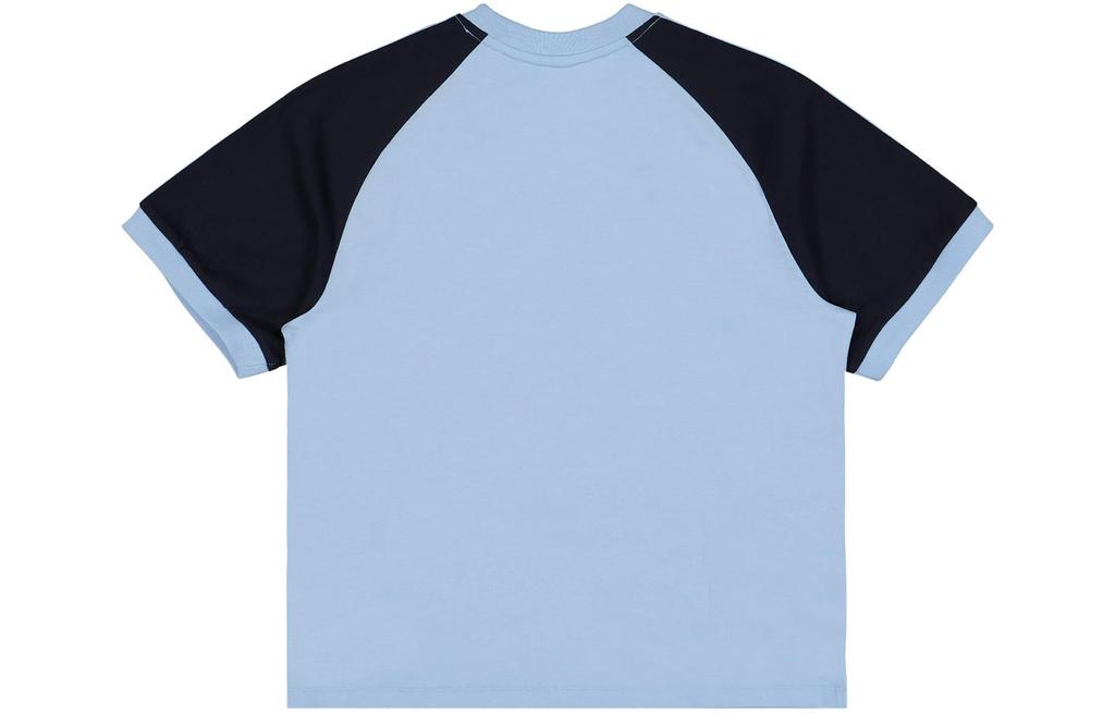 adidas Originals X Sporty & Rich Ringer Tee Baby Blue/Navy IN5250