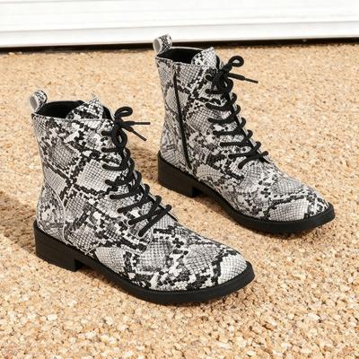 Pointed-toe Mid-heel Ankle Boots for Women's New Large-sized Fashion Boots and Women's Shoes