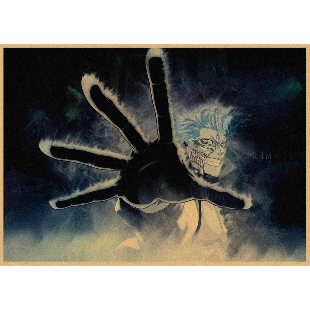 Bleach Anime Retro Kraft Paper Poster Wall Decoration