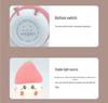 Erdbeer-Silikon-Nachtlicht - Berührungsempfindlich & Zeitgesteuert zur Unterstützung des Schlafs