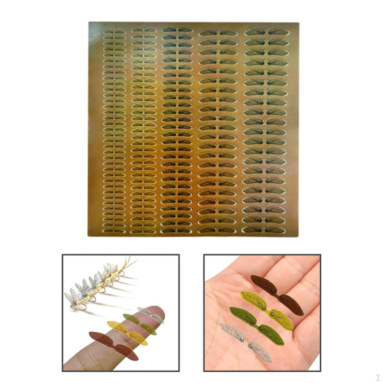 

Біонічне крило для виготовлення мушок для нахлисту, матеріали для риболовлі своїми руками Tan