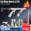 For Meta Quest 3/3S VR Gun Stock Enhanced Shooter Gaming Experience Controller Grips Gunstock VR Shooting Game Accessories
