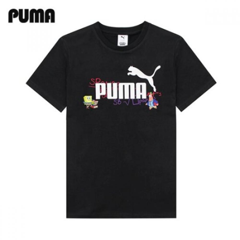 

Puma Женская футболка с коротким рукавом и графическим принтом X Spongebob Collaboration 622212 01 Model name:62221201/Size: 140