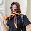 1116 spring new 91 square scarves women's elegant Korean version of twill silk fashion cashew print silk scarf decorative scarf