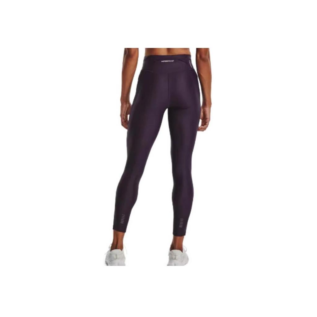 Under Armour Solid Color Running Leggings Nine-Point Vintage Sports Pants Women Bottoms Black 1376821-001