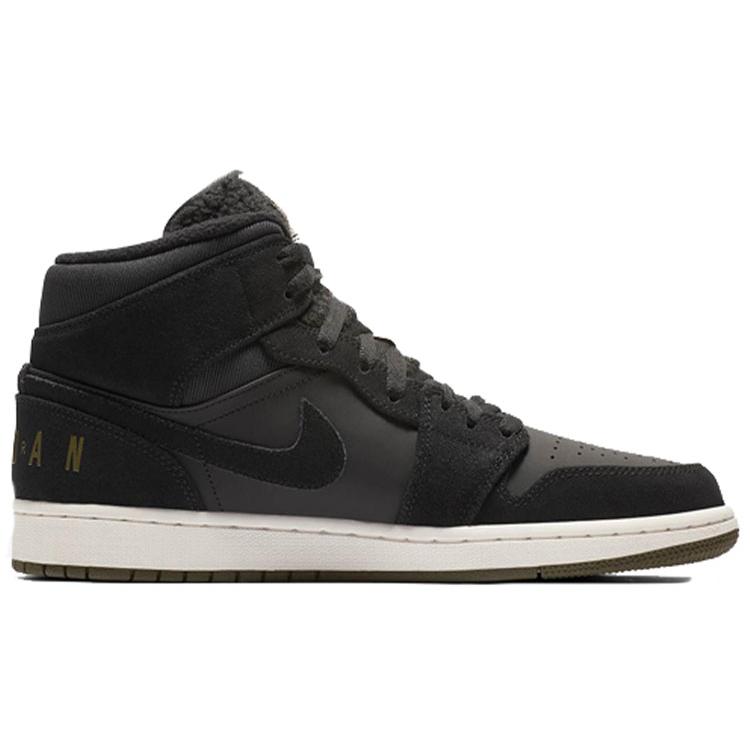 Jordan 1 Tela Nera Oliva Media BQ6579-001