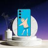 Blue Box Anime Cute Phone Case For Samsung Galaxy A73,A72,A71,A70,A53,A52,A51,Others Soft Black Cover