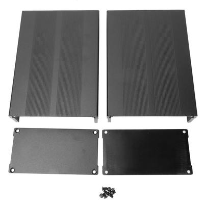Kryt Elektronický DIY Projekt Dosky s Obvodmi Hliníková Krabica Chladiaci Kryt 55 x 106 x 150mm
