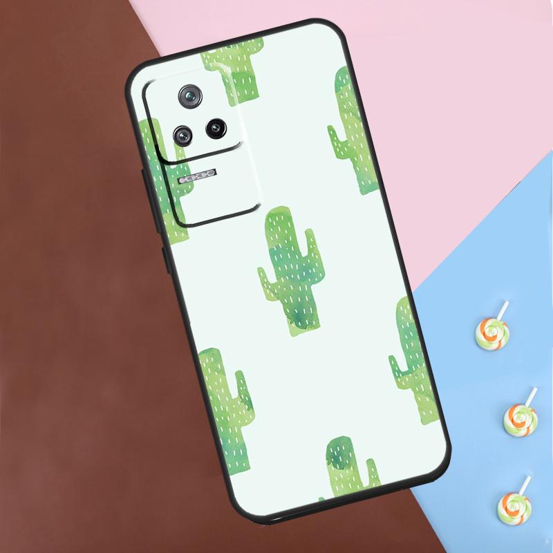 Plant Cactus Case For Xiaomi 13T Pro 14 12T 11T 12 13 Lite POCO F5 X3 X4 X5 X6 Pro M6 F3 F4 M5s Cover