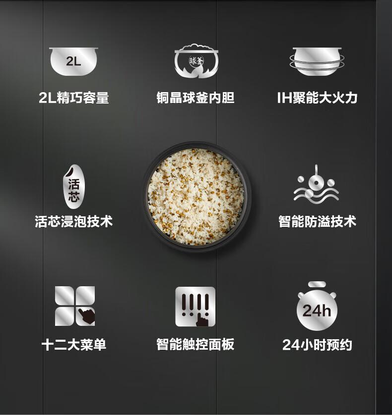 Supor Electric Rice Cooker Household IH Electromagnetic Heating