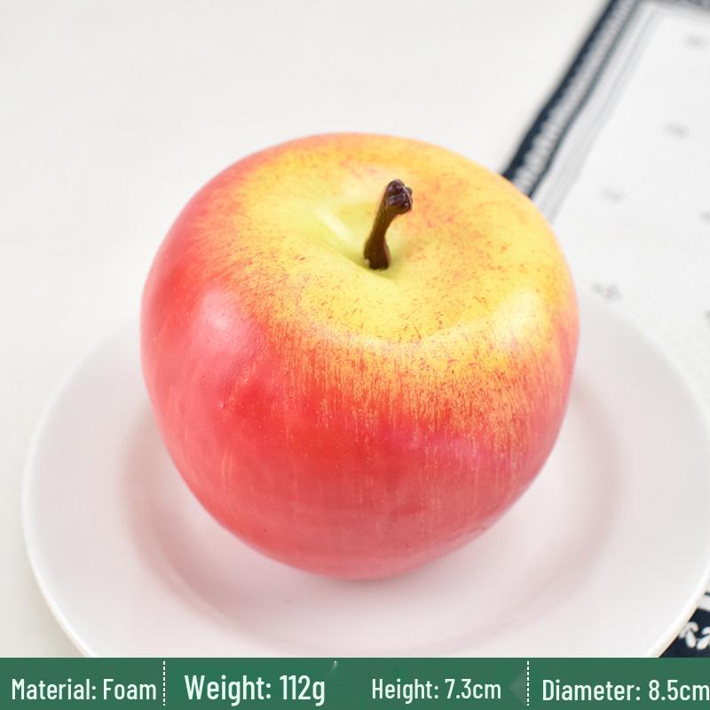 Plastic Red Fuji and Red Delicious Fake Apple Display Decoration Prop